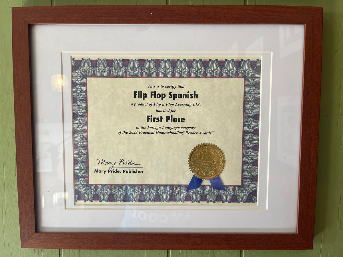 We won again! Flip Flop Spanish is Ranked First Place in Foreign Langu