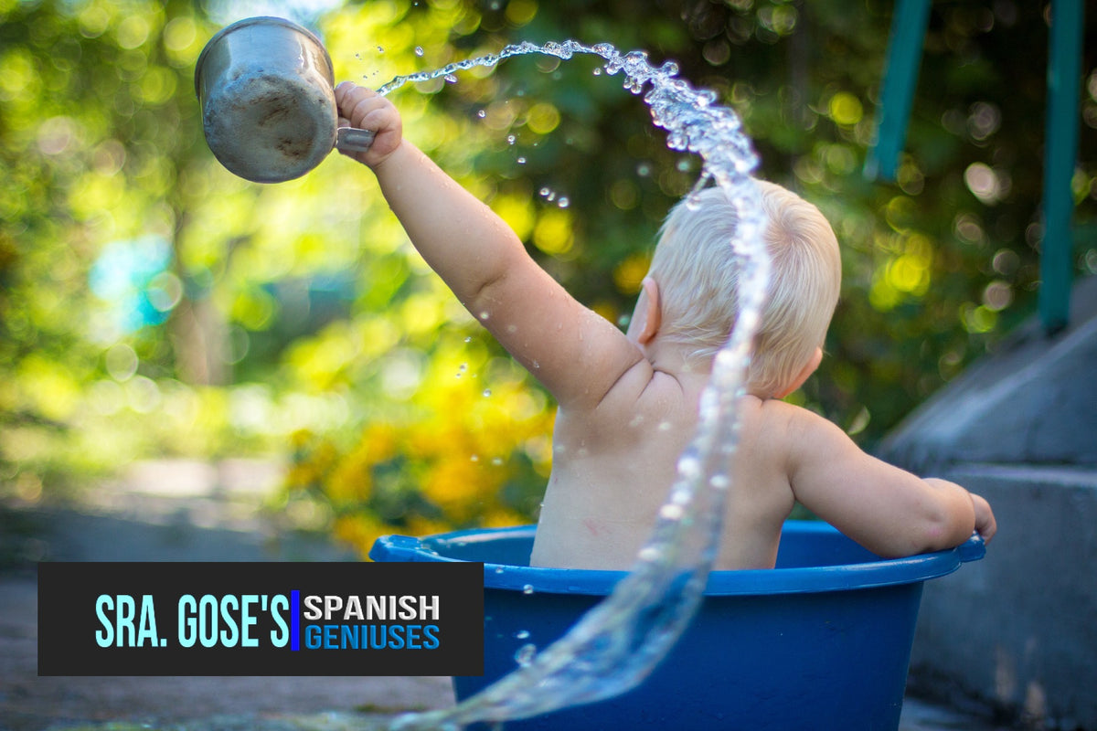 How's your Love Bucket? Seriously, Suzanne Flip Flop Spanish & Spanish Geniuses