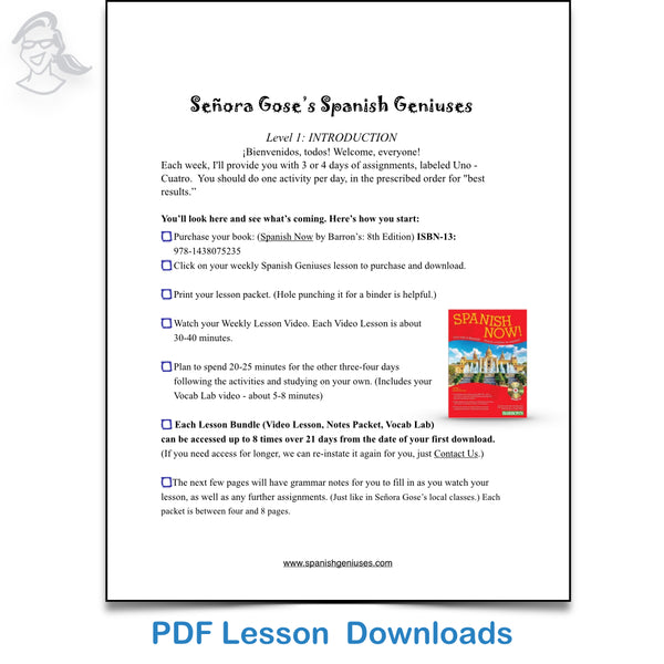 Spanish Geniuses: High School Spanish for Homeschool - Homeschool Spanish Curriculum | Flip Flop Spanish