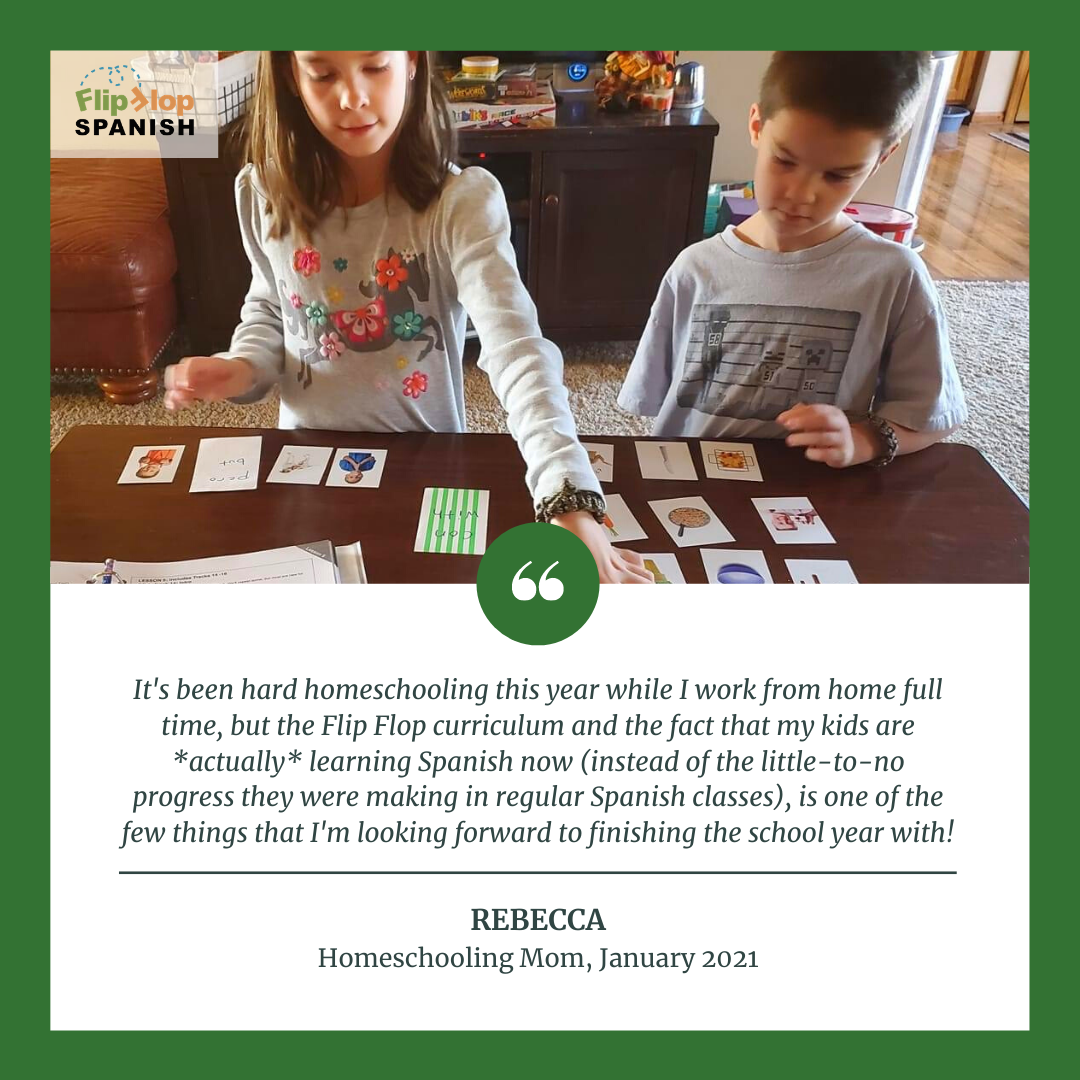 See it and Say it: Whole Family Spanish – Flip Flop Spanish & Spanish ...