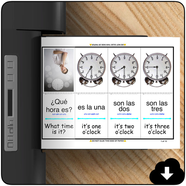 Flip Flop Spanish Flash Cards *Super Bundle* (Printable)