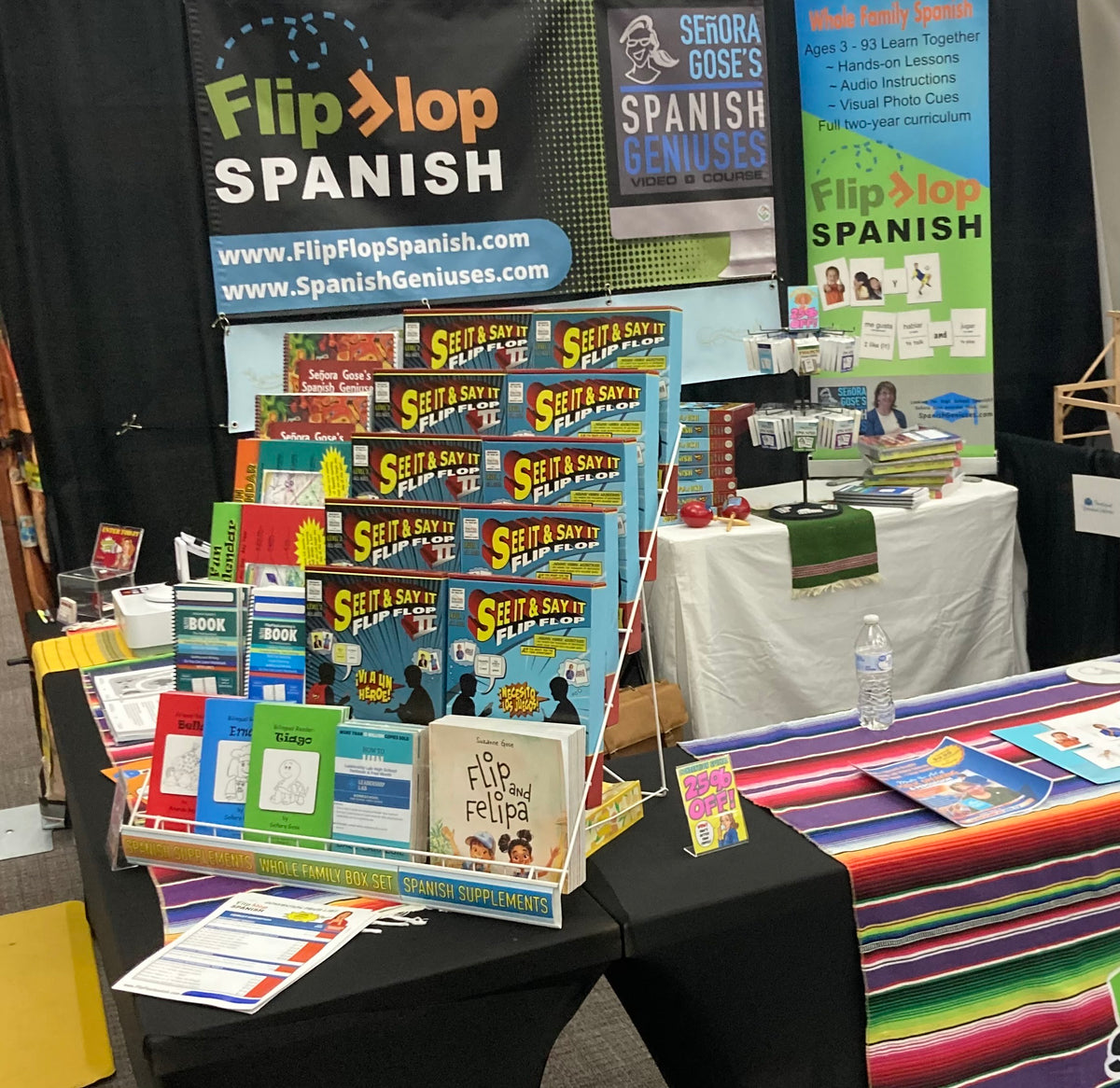 Booth Shopping – Flip Flop Spanish & Spanish Geniuses