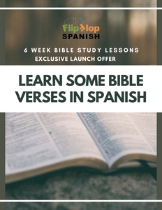 Flip Flop Spanish Bible Lessons: 6 Weeks of Practice *Pre-Order*