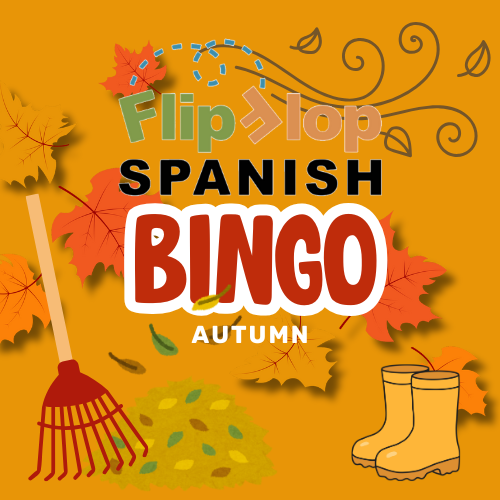 Flip Flop Spanish Bingo: Autumn / Fall Edition