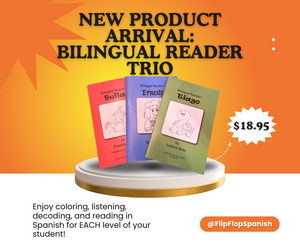 Bilingual Reader Trio: Bella, Tiago, Ernesto