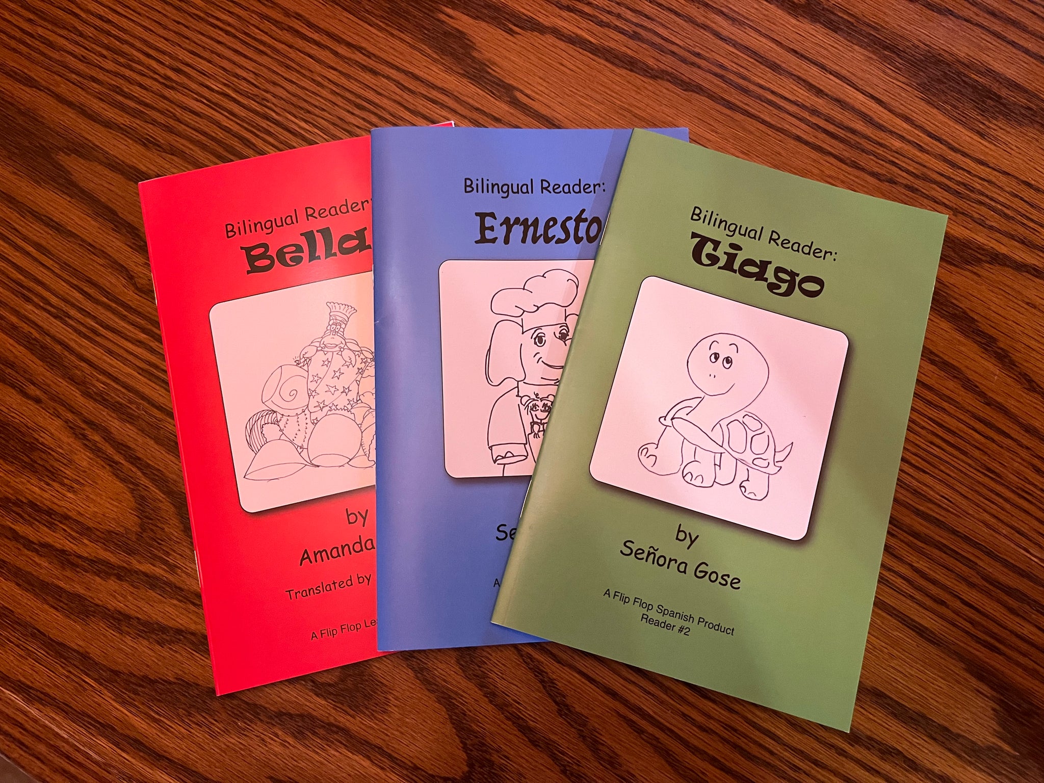 Bilingual Reader Trio: Bella, Tiago, Ernesto
