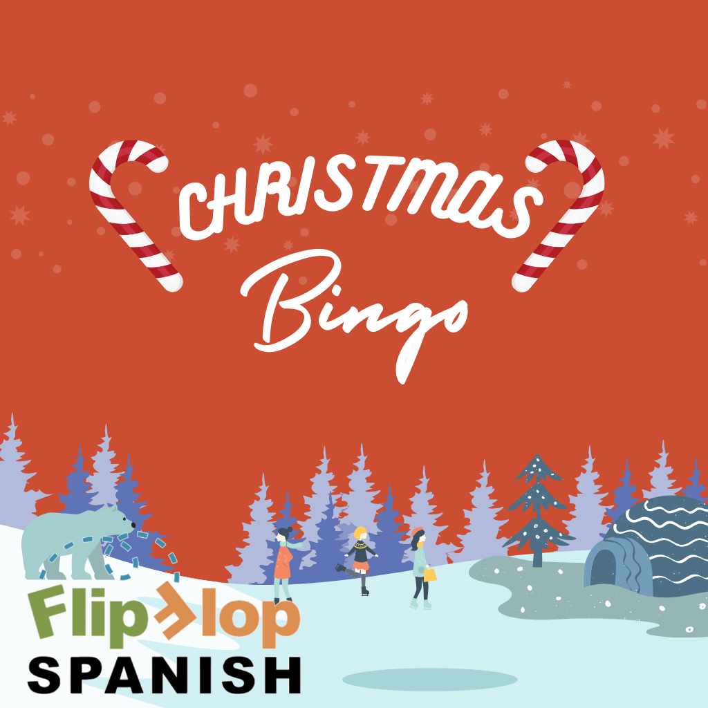 Flip Flop Spanish Bingo: Christmas Edition