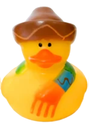 Spanish rubber deals duck