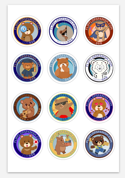 Curioso Spanish Geniuses t T-shirt + OSO Sticker Sheet