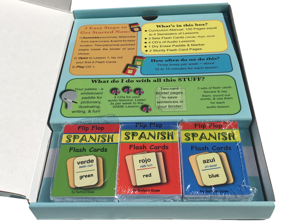See it and Say it Flip Flop Spanish: Whole Family Spanish (SiSi) - Homeschool Spanish Curriculum | Flip Flop Spanish  