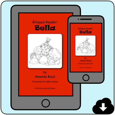 Bella Bilingual Reader #1 (E-book )