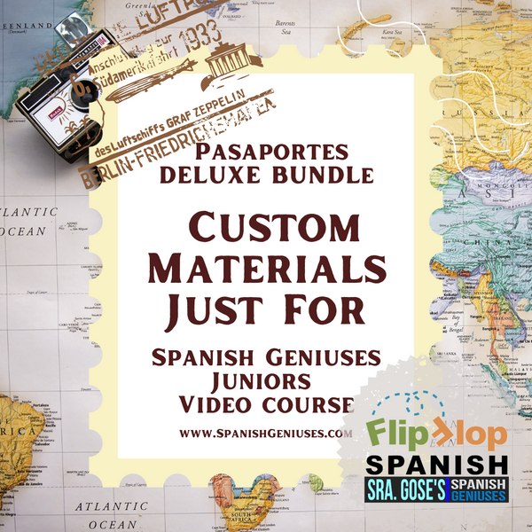 Pasaportes Deluxe Bundle For Spanish Geniuses Juniors Course