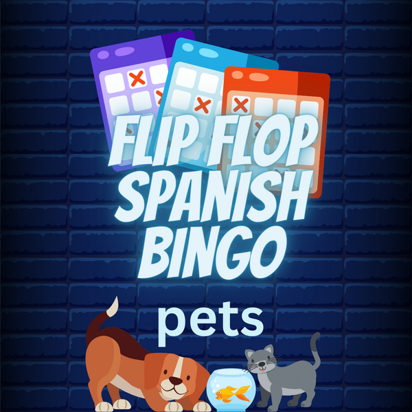 Hifalutin Flip Flop Spanish Bingo x2 : Pets & Convention Edition
