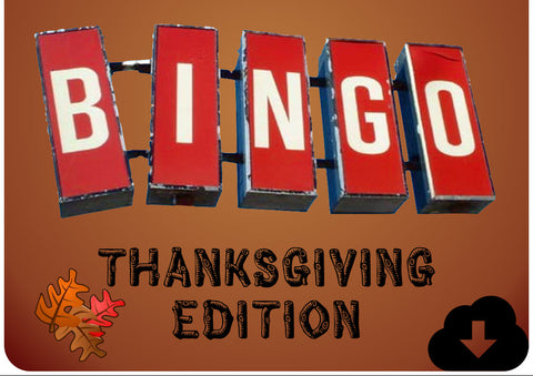 German Bingo Thanksgiving Edition - Homeschool Spanish Curriculum | Flip Flop Spanish  
