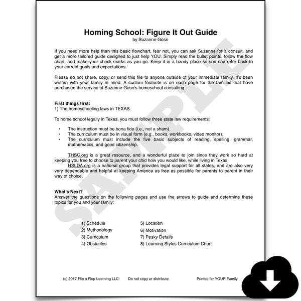 Homing School: A Figure it Out Guide - Homeschool Spanish Curriculum | Flip Flop Spanish  