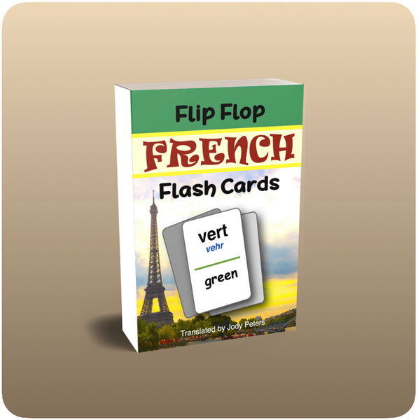 Flip Flop French Flash Cards: Vert